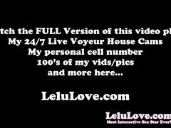 'Lelu Love - Finger fucking masturbation to BIG orgasm Xmas party FULL day recap Feet & soles JOI long Hair flips & more'