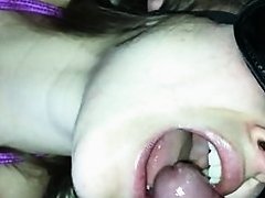 Ass to mouth amateur cum swallow