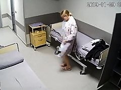 in the hospital in the ward