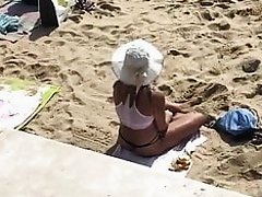 Voyeur a la plage (114) - beach thong candid ass