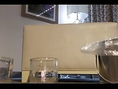 Pissing in Hotel Glasses