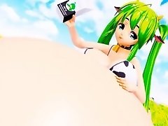 Belly Inflation (MMD) With Sexy Silly Gooey SFX 15