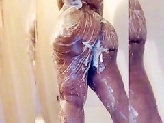 Big Booty Ebony In The Shower