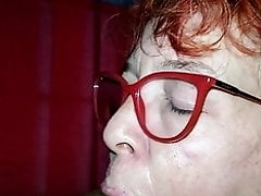 Redhead mature sucks BBC