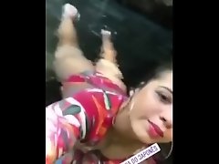 Freaky Latina in a thong on vacation