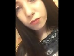 Periscope girl flashing and masturbating