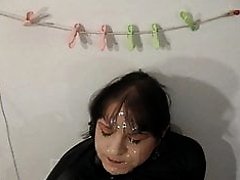 Fetishtrans - cum eating from condoms 01