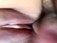 Close up creampie