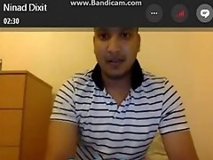 Ninad Dixit IS JERKNG HIS COCK ON CAM