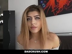 DadCrush - Cute Stepdaughters Seduce Their Dad