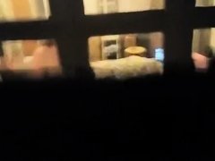 Peeping a nude girl in her room