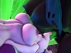 Hooves-art MLP Futa Chrysalis x Princess Cadence SFM