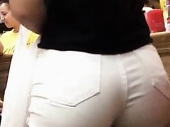 Tight ass in shorts