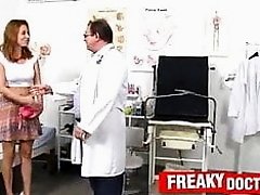 Vagina exam of Czech babe Antonia Sainz
