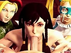 Horny and naughty Chun Li pussy rammed well