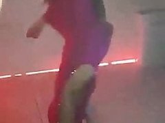 egyptian wife dancing with sexy red dress