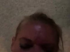 bristol kate getting a face fuck of cum